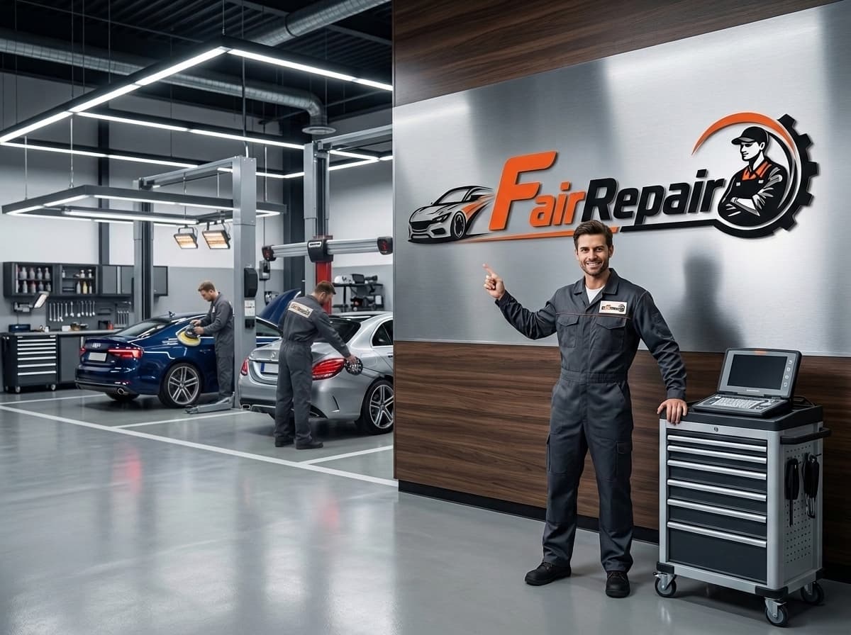 FaiRepair workshop and modern vehicle service setup rounded-xl