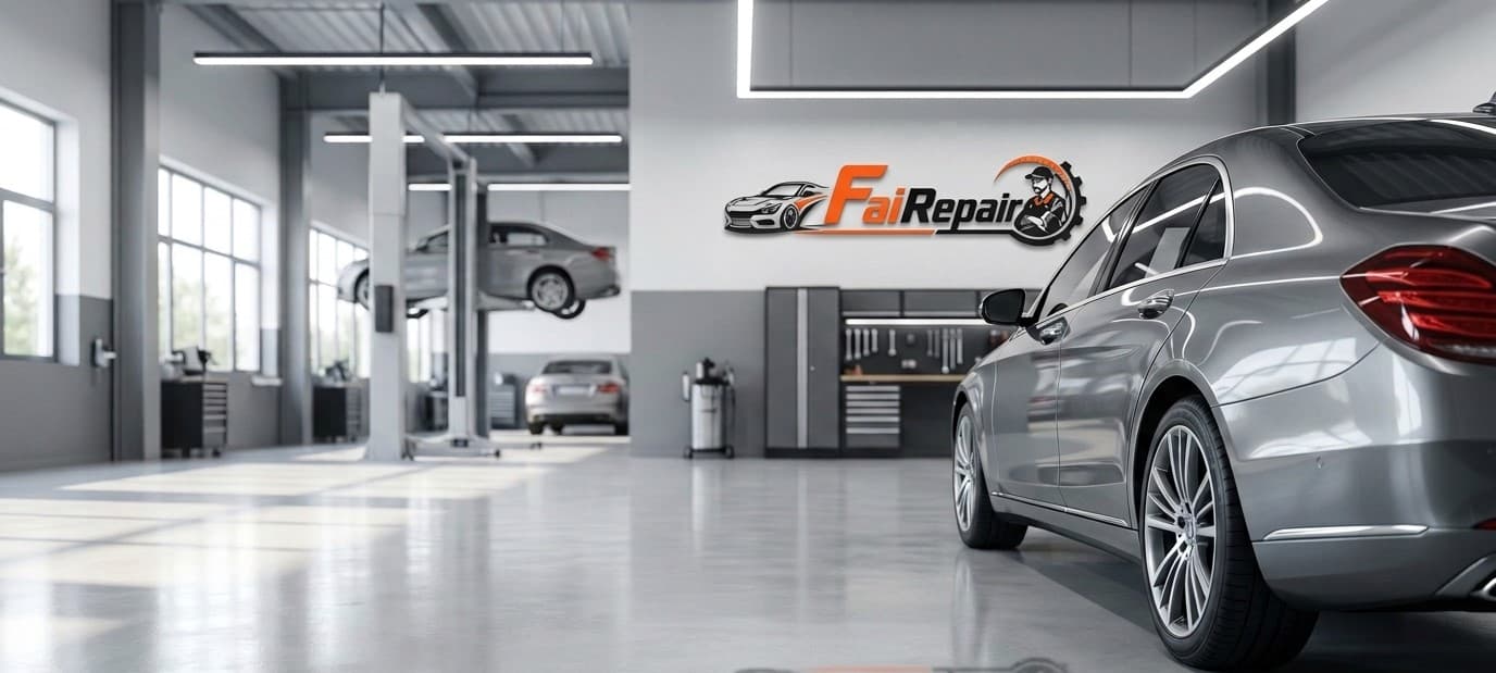 Professional FaiRepair workshop and legacy auto lift